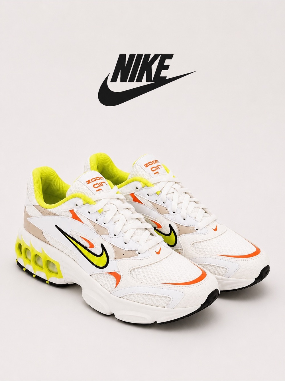Nike Zoom Air Fire Summit White & Volt Shoes SZ 8 NWOT